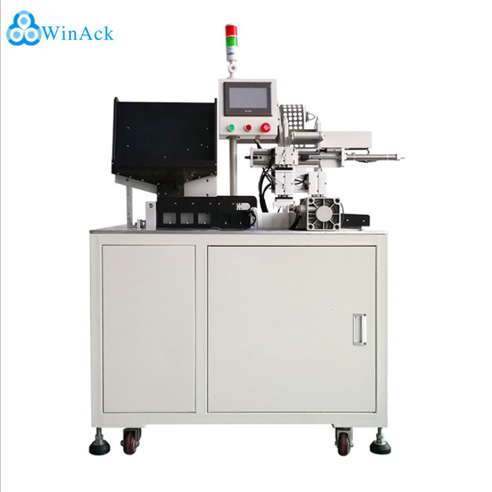 Automatic 18650 27100 Cylindrical lithium Battery labeling Insulation Paper Sticking/Pasting Machine