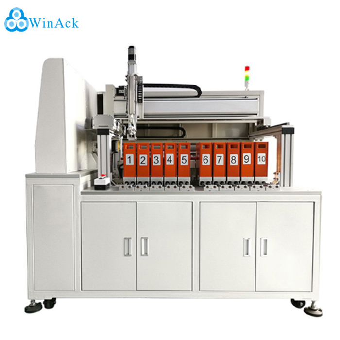 10-Channels Automatic Battery Sorting Machine with Battery Collection Box