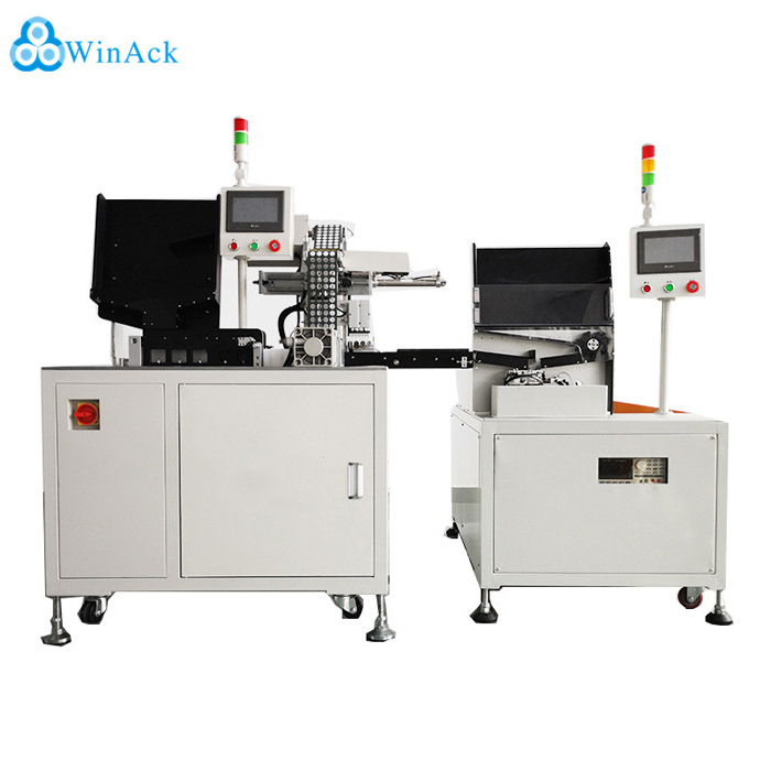 18650 Battery Cells Sorting and Insulation Paper Sticking Machine 2 in 1
