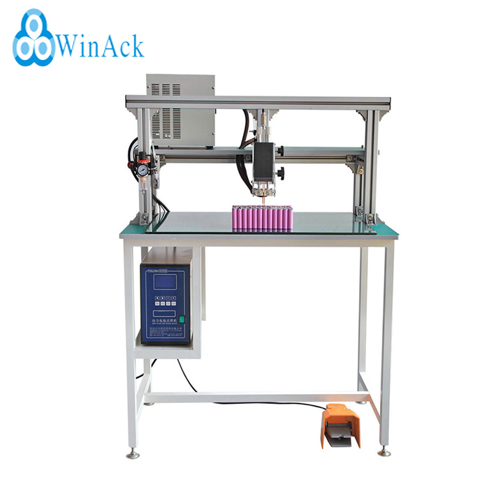spot welding machine for 18650 battery pack assembly